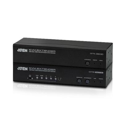 USB Dual-View KVM Extender 300msDeskew